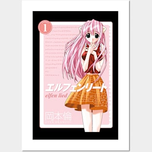 Elfen Lied Lucy Fanart Posters and Art